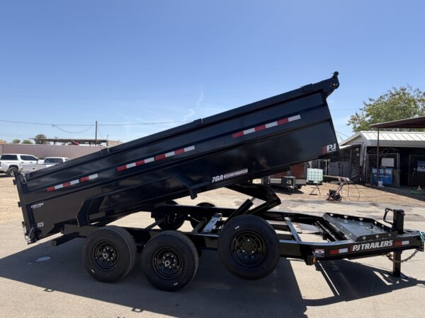 16x83 Tandem Axle, 15,400 GVWR, Low Pro Dump, 36" Sides, 14 Ply Tires