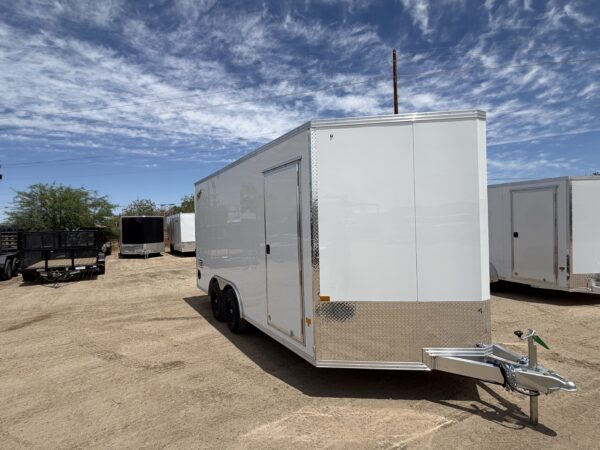 16x8.5 All Aluminum XLTP2 Car Hauler, 10K GVWR, Side Door, Ramp Door