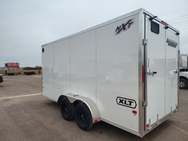 16x7 All Aluminum XLT-P Enclosed, 7K GVWR, Limited Edition, Ramp Door