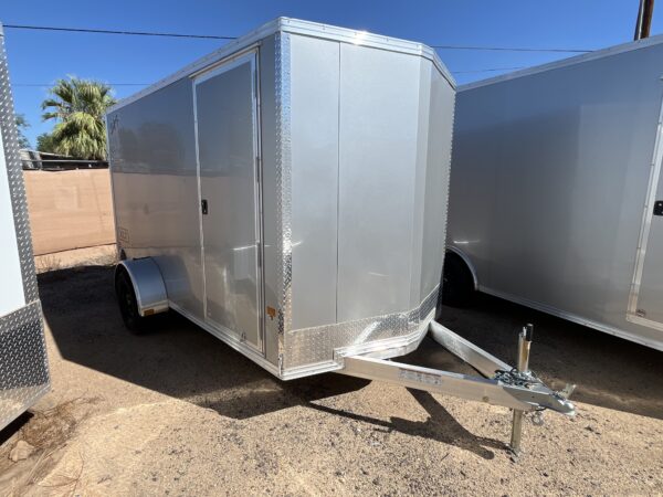 12x6 All Aluminum NXT Enclosed, 3K GVWR, Side Door, Ramp Door