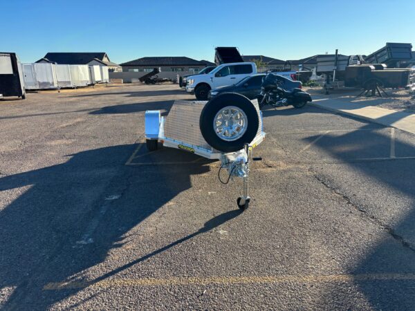 TK1 Single Axle Trike Hauler, 2K GVWR, Slide Out Ramp