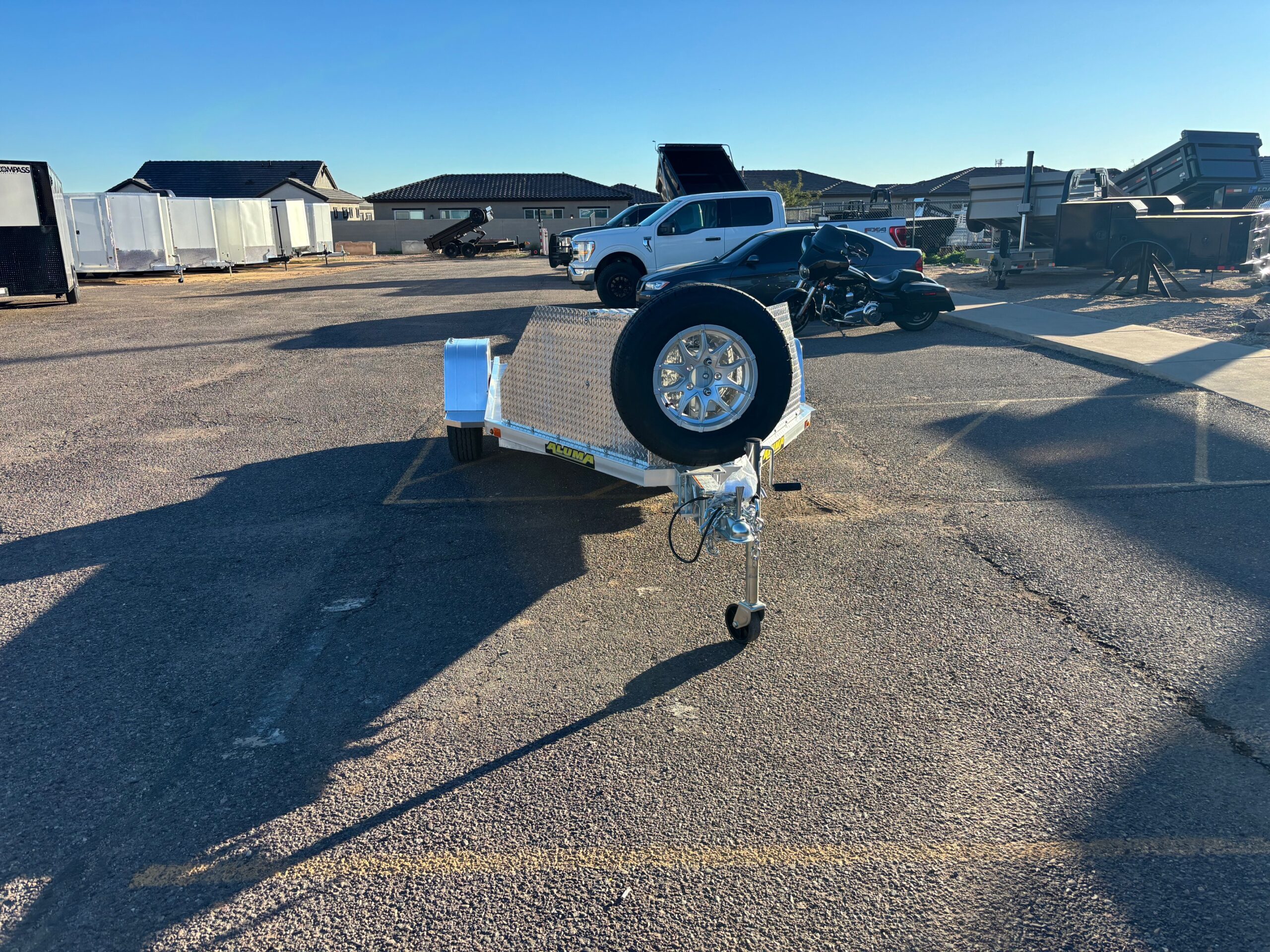 TK1 Single Axle Trike Hauler, 2K GVWR, Slide Out Ramp - Image 7