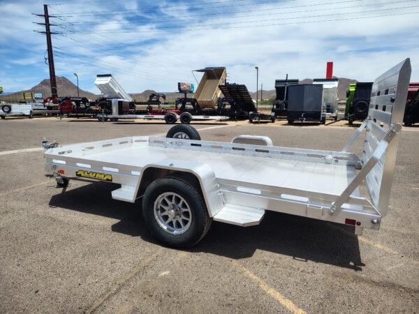 12x77 All Aluminum, 3K GVWR, Heavy Single Axle (7712H-S-TG)