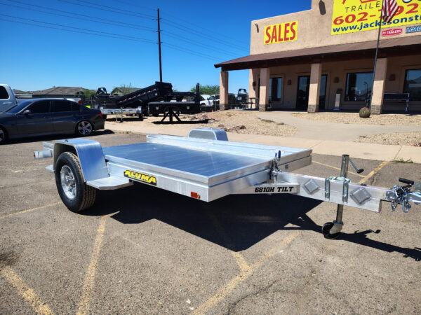 10x68 All Aluminum, 3K GVWR, Single Axle, Tilt (6810H-TILT-S)