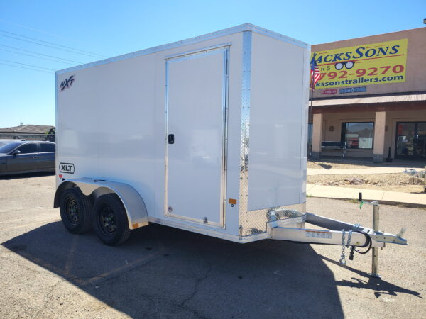 12x6 All Aluminum XLT-P Enclosed, 7K GVWR, Ramp Door