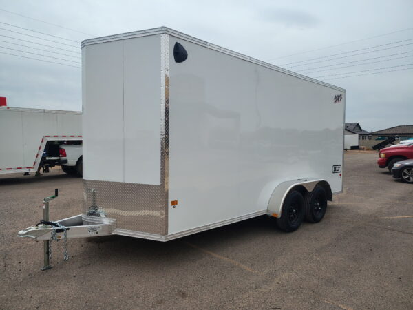 16x7 All Aluminum XLT-P Enclosed, 7K GVWR, Limited Edition, Ramp Door