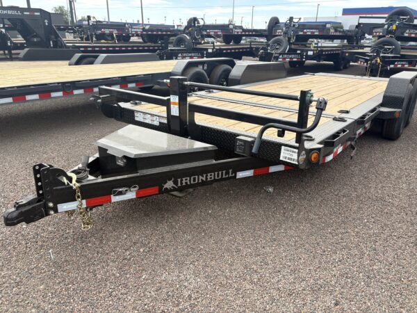 20x83 IronBull Tandem Axle, 14K GVWR, Low-Pro Gravity Tilt