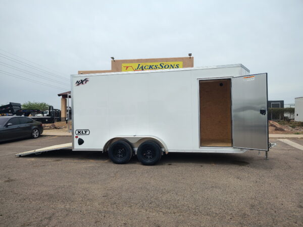16x7 All Aluminum XLT-P Enclosed, 7K GVWR, Limited Edition, Ramp Door