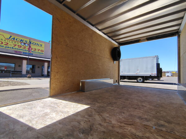 16x8.5 All Aluminum XLT-P Car Hauler, 7K GVWR, Side Door, Ramp Door