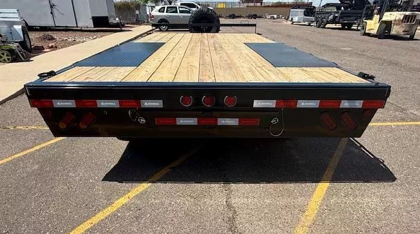 16x102 Ironbull Tandem Axle ,14K GVWR, Deckover, Slide in Ramps - Image 5
