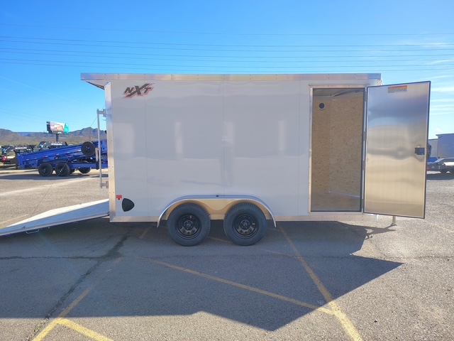 14x7.4 All Aluminum NXT Car Hauler, 7K GVWR, Side Door, Ramp Door - Image 3