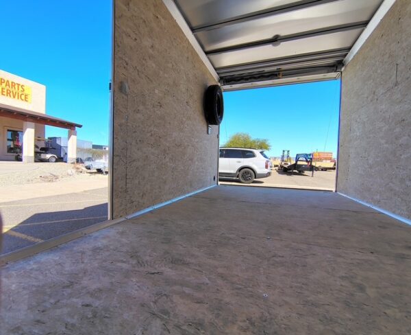 14x7.4 All Aluminum NXT Car Hauler, 7K GVWR, Side Door, Ramp Door