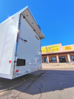14x7.4 All Aluminum NXT Car Hauler, 7K GVWR, Side Door, Ramp Door - Image 7
