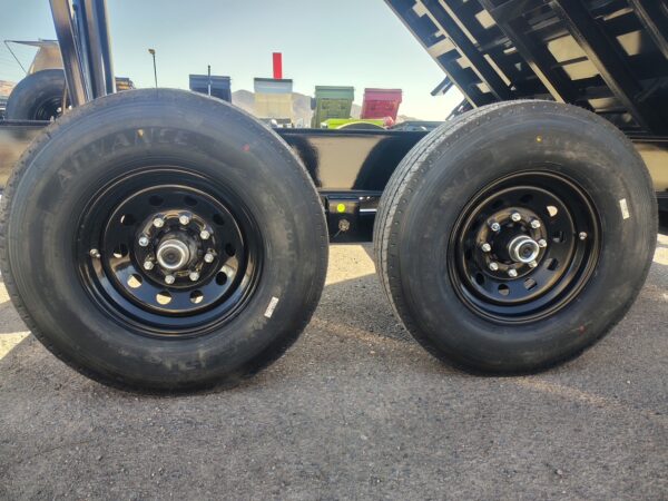 16x83 Tandem Axle, 15,400 GVWR, Low Pro Dump, 36" Sides, 14 Ply Tires