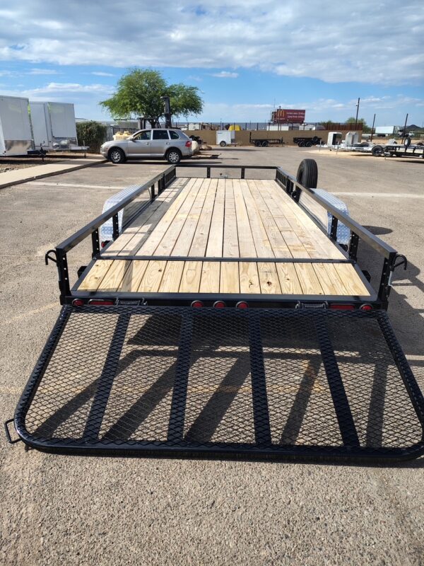 20x83 Tandem Axle, 7K GVWR, Channel Utility