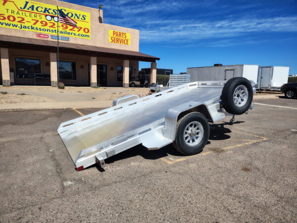 12x77 All Aluminum, 3K GVWR, Heavy Tilt Single Axle (7712H-TILT-S)