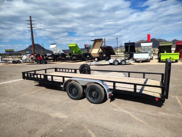 20x83 Tandem Axle, 7K GVWR, Channel Utility