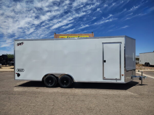 20x8.5 All Aluminum XLT-P Car Hauler, 10K GVWR, Ramp Door, Elite Escape Door