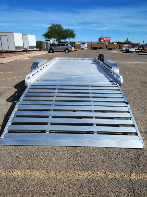 14x80 All Aluminum, 8.5K GVWR, Tandem Axle, Bi-Fold Tailgate (8014TA-EL-BT-RTD)