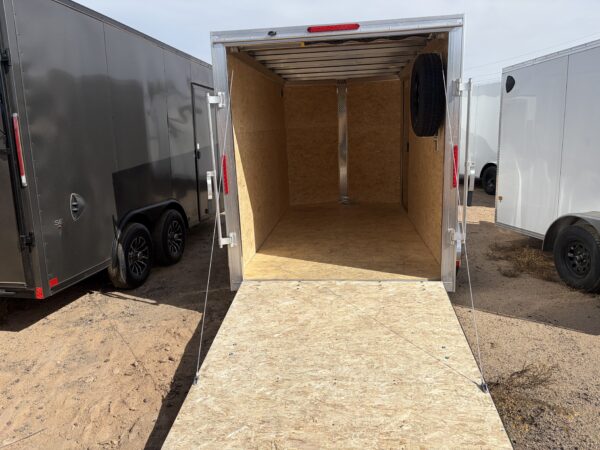 12x6 All Aluminum NXT Enclosed, 3K GVWR, Side Door, Ramp Door