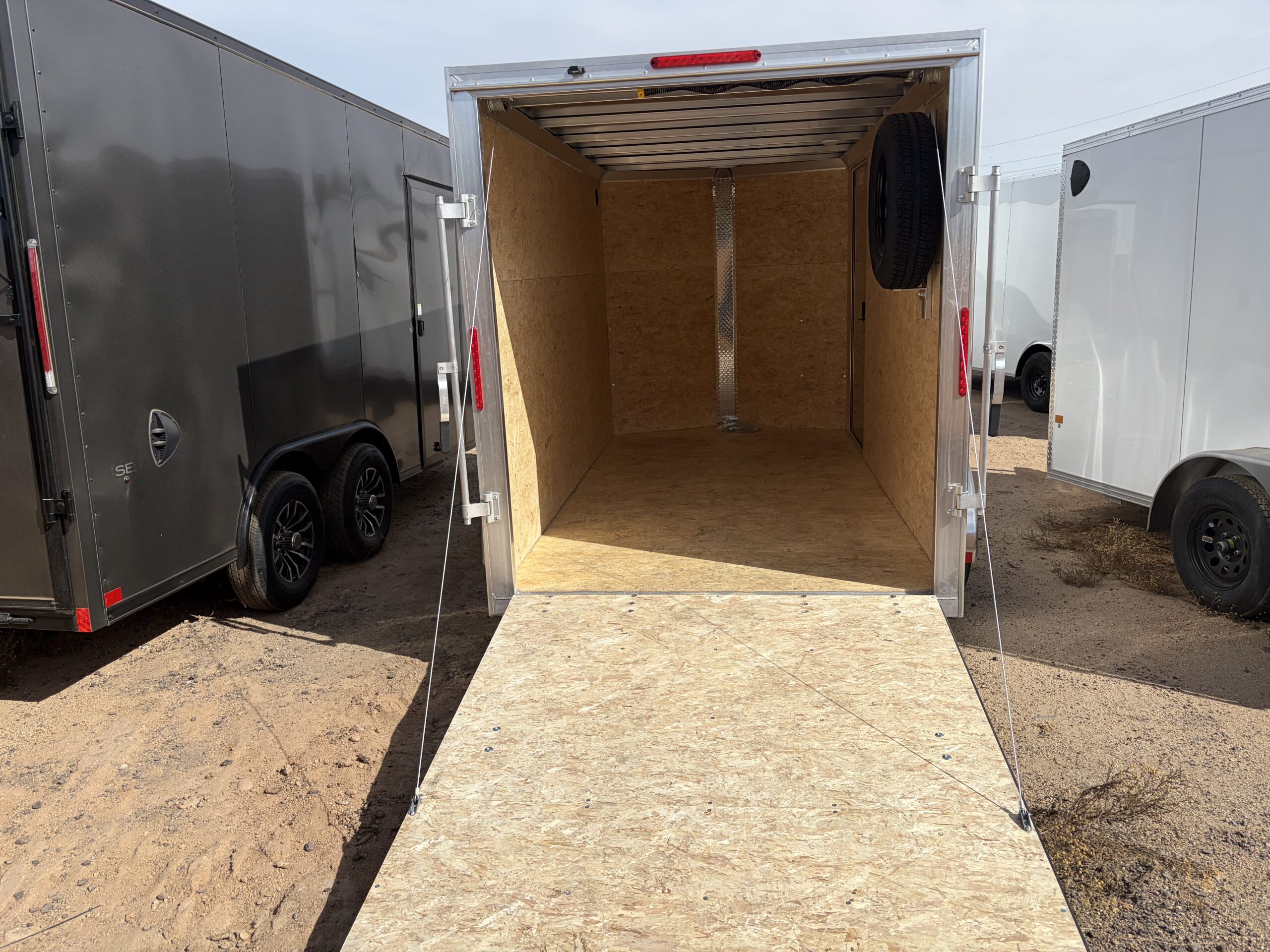 12x6 All Aluminum NXT Enclosed, 3K GVWR, Side Door, Ramp Door - Image 7