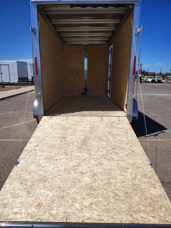 12x6 All Aluminum XLT-P Enclosed, 7K GVWR, Ramp Door