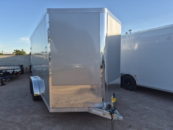 14x7.4 All Aluminum NXT Car Hauler, 7K GVWR, Side Door, Ramp Door