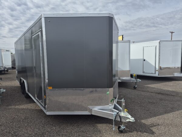 20x8.5 All Aluminum, XLT-P Car Hauler, Elite Escape Door, 7K GVWR, Ramp Door