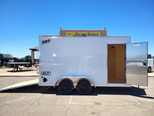 14x7 All Aluminum XLTP Enclosed, 7K GVWR, Limited Edition, 82" Interior Height, Ramp Door
