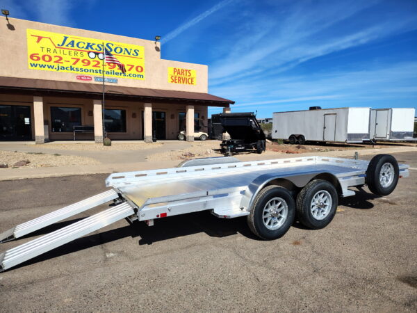 16x80 All Aluminum, 8.5K GVWR, Tandem Axle, Ramp (8016TA-EL-R-RTD)