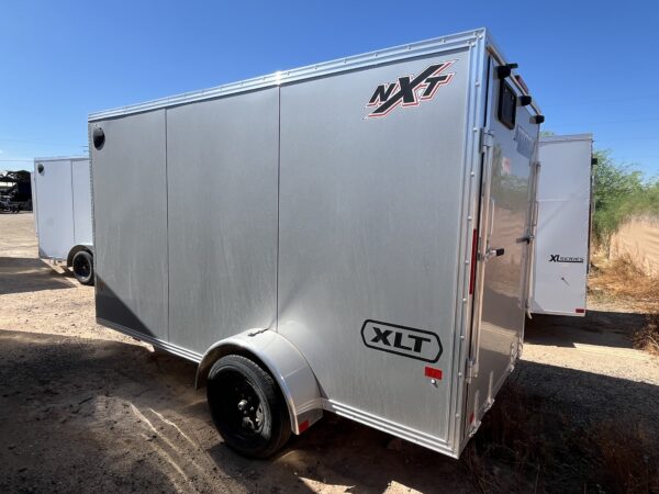 12x6 All Aluminum NXT Enclosed, 3K GVWR, Side Door, Ramp Door