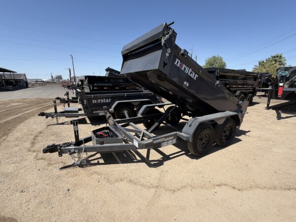 10x60 Norstar Tandem Axle Dump, 7K GVWR, 20" Sides