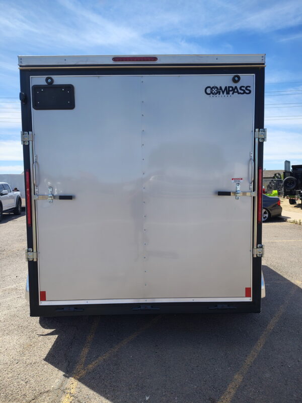12x7 Indigo DLX, 7K GVWR, Wall Posts - 24" OC to 16", Ramp Door