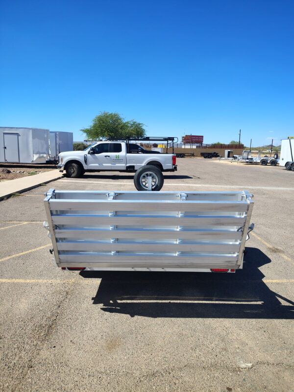 10x68 All Aluminum, 3K GVWR, Heavy Single Axle, Bi-Fold Tailgate (6810H-S-BT)