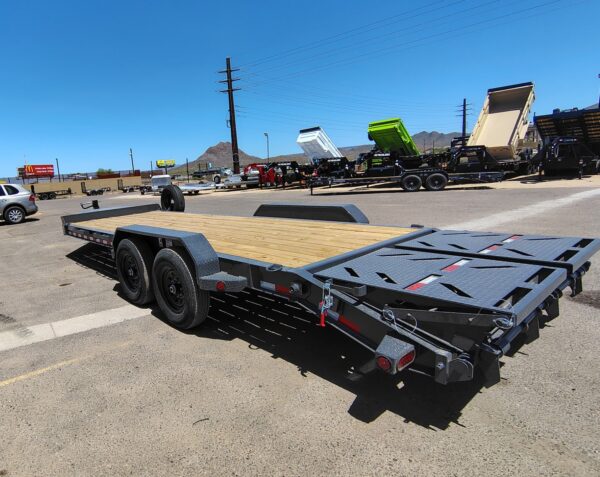 24x83 IronBull, Tandem Axle, 14K GVWR, Rampage Ramps