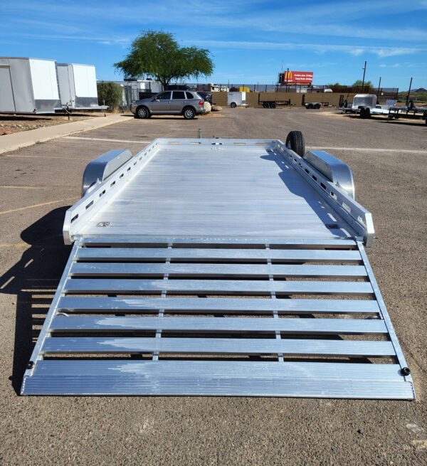 14x80 All Aluminum, 8.5K GVWR, Tandem Axle, Straight Tailgate (8014TA-EL-TG-RTD)