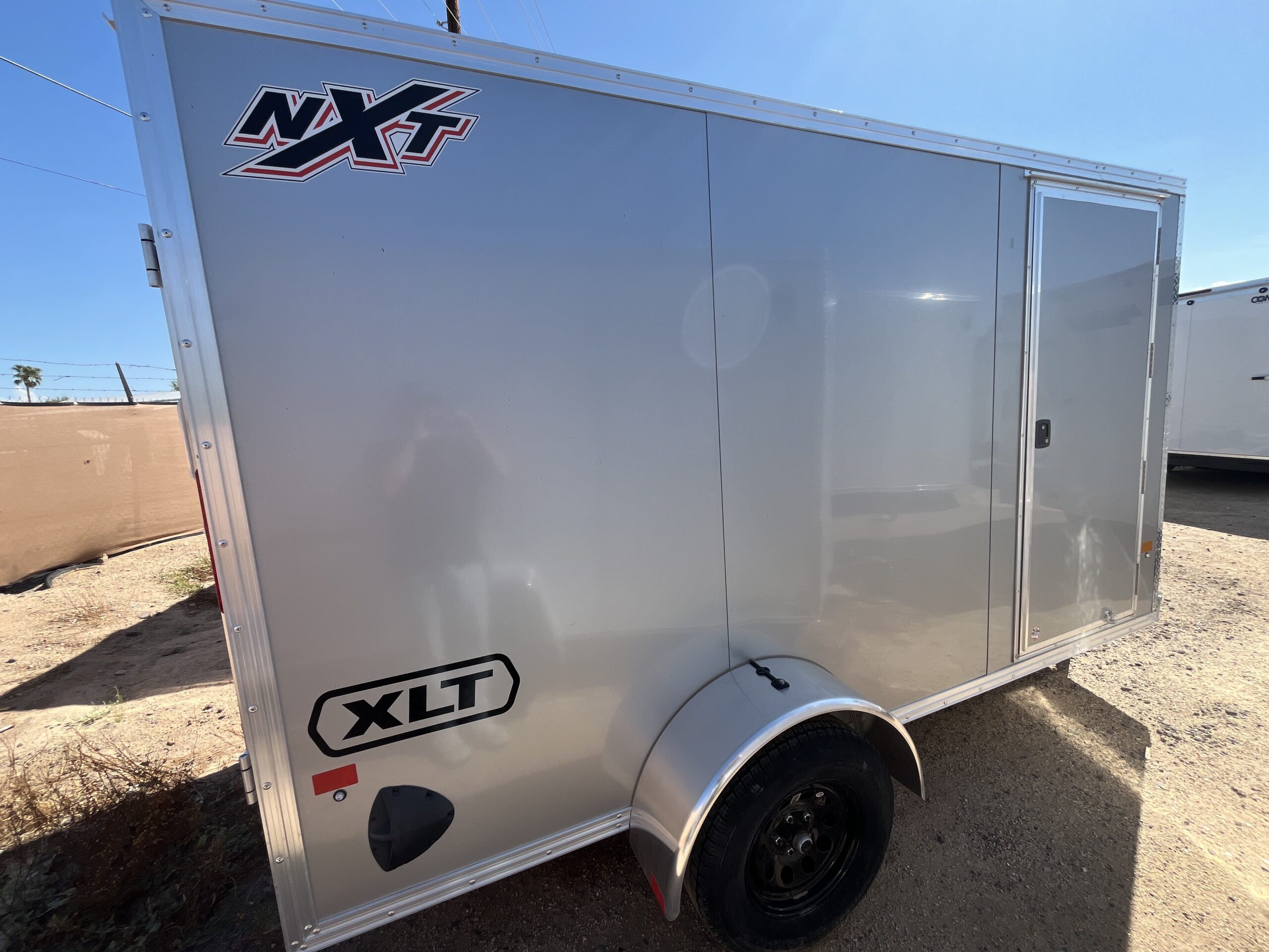 12x6 All Aluminum NXT Enclosed, 3K GVWR, Side Door, Ramp Door - Image 3