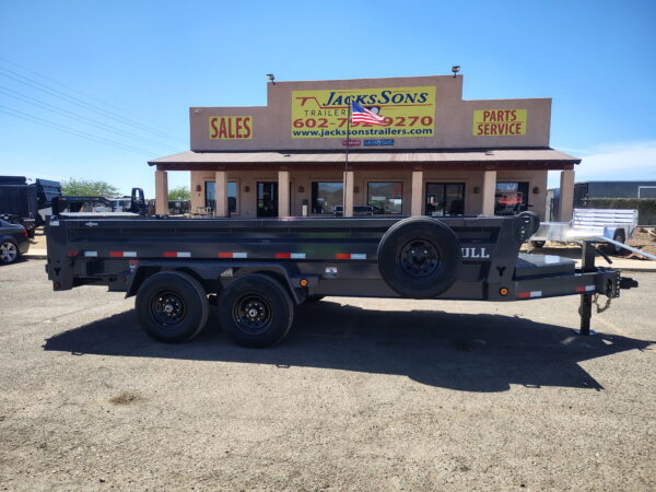16x83 Ironbull Tandem Axle Dump, 15K GVWR, 24" Sides