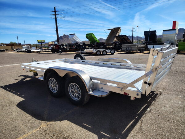 14x80 All Aluminum, 8.5K GVWR, Tandem Axle, Bi-Fold Tailgate (8014TA-EL-BT-RTD)