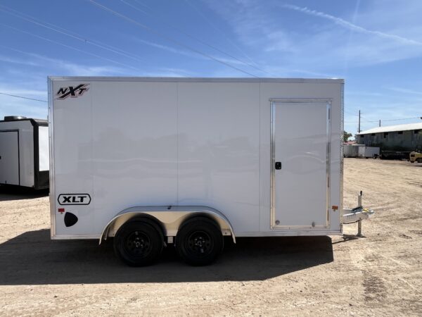 14x7 All Aluminum, XLTP2 Enclosed, 7K GVWR, Side Door, Ramp Door