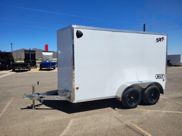 12x6 All Aluminum XLT-P Enclosed, 7K GVWR, Ramp Door