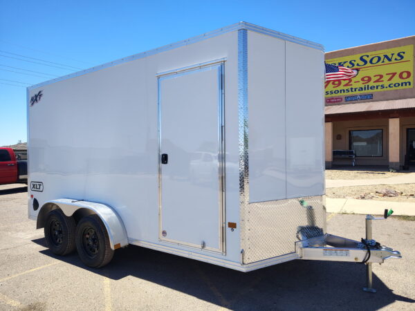 14x7 All Aluminum XLTP Enclosed, 7K GVWR, Limited Edition, 82" Interior Height, Ramp Door