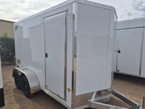 12x6 All Aluminum XLT-P Enclosed, 7K GVWR, 72" Side Door, Ramp Door