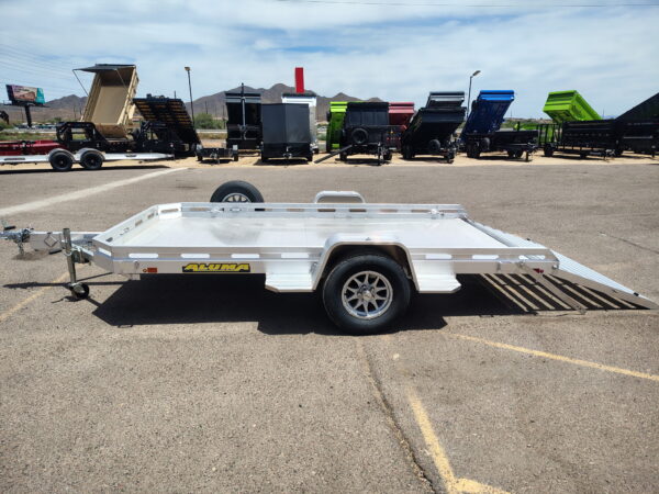 12x77 All Aluminum, 3K GVWR, Heavy Single Axle (7712H-S-TG)