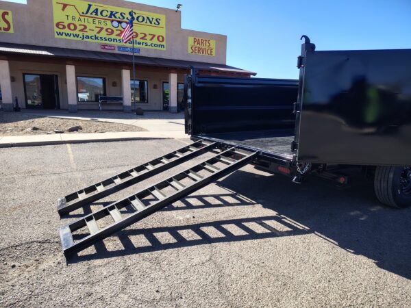 14x83 Tandem Axle, 15,400 GVWR, Low Pro Dump, 36" Sides, 14 Ply Tires