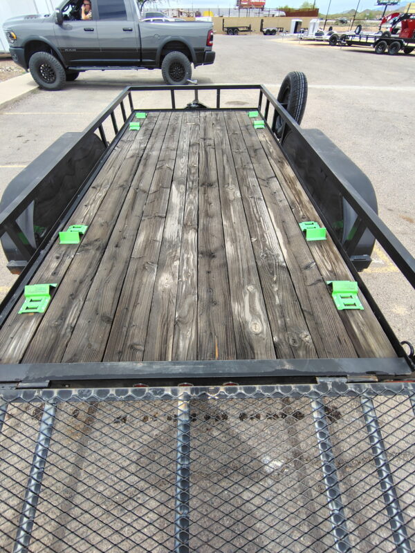14x77 Rockland, Tandem Axle, 7k GVWR, Ramp Gate