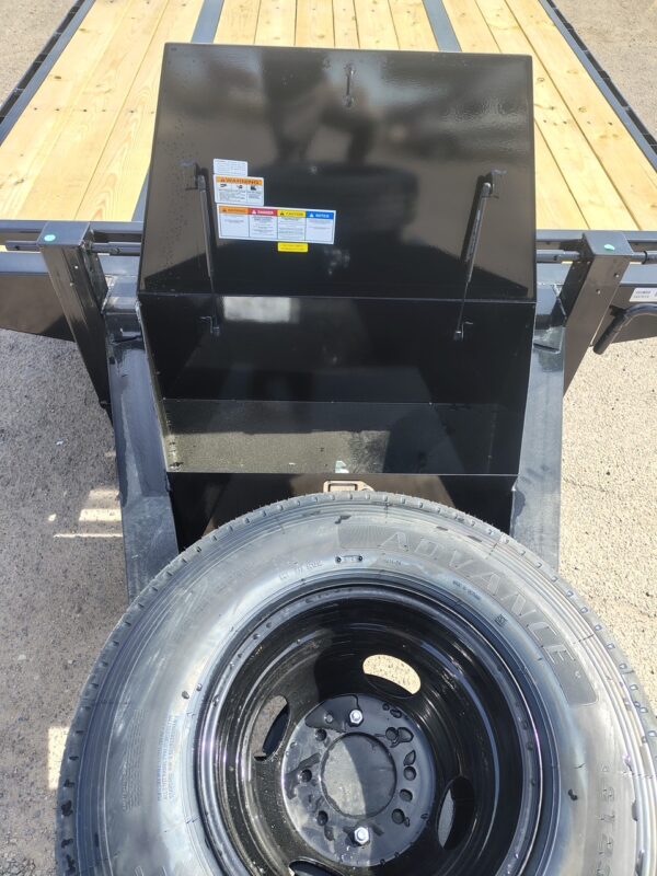 30x102 Tandem Axle, 25,900 GVWR Low-Pro Deckover with Duals, Monster Ramps, 14 Ply Tires