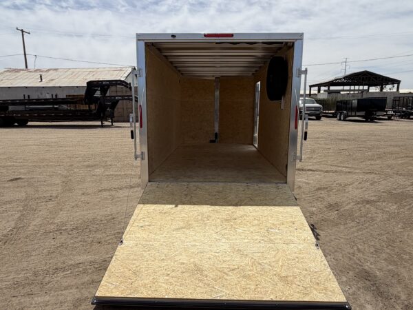 14x7 All Aluminum XLT-P Enclosed, 7K GVWR, Side Door, Ramp Door