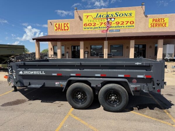 14x83 Ironbull Tandem Axle Dump, 15K GVWR, 24" Sides