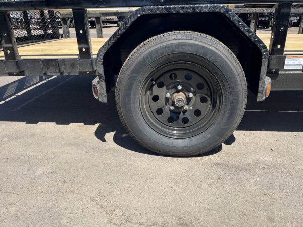 12x72 Single Axle, 3K GVWR, Channel Utility